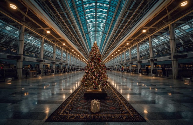 Stansted Airport travel on Christmas Day and New Year's.