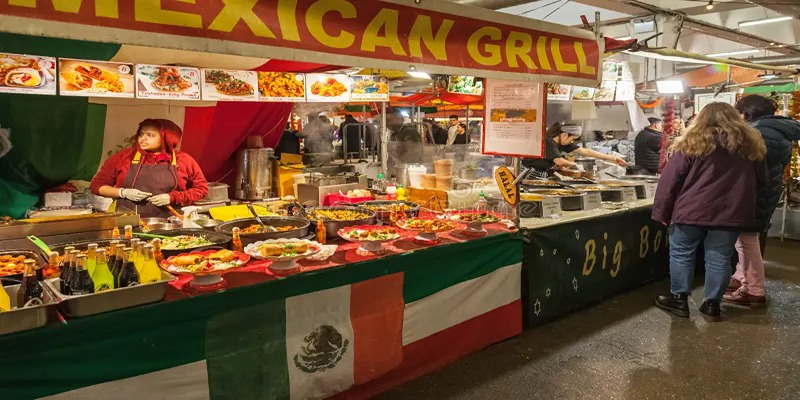 Best street food markets in London