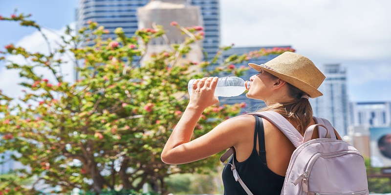 UK heatwave travel