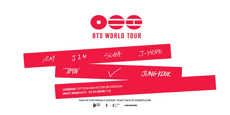 BTS ARIRANG Tottenham Hotspur Stadium
