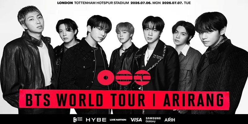 BTS ARIRANG Tottenham Hotspur Stadium